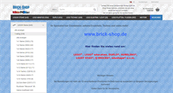 Desktop Screenshot of brick-shop.de